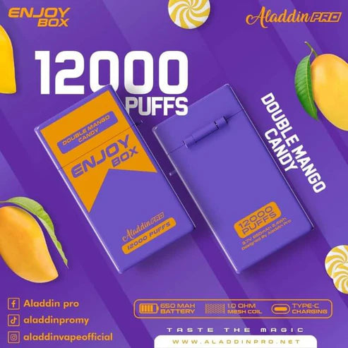 SG-VAPE-DELIVERY-ALADDIN-PRO-ENJOY-BOX-12000-DOUBLE-MANGO-CANDY