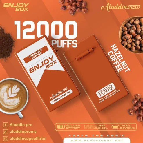 SG-VAPE-DELIVERY-ALADDIN-PRO-ENJOY-BOX-12000-HAZELNUT-COFFEE