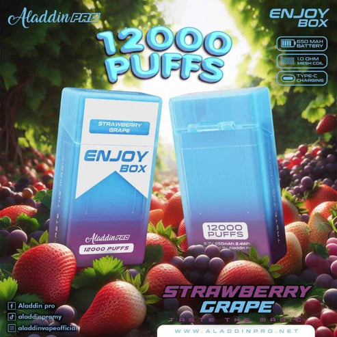 SG-VAPE-DELIVERY-ALADDIN-PRO-ENJOY-BOX-12000-STRAWBERRY-GRAPE