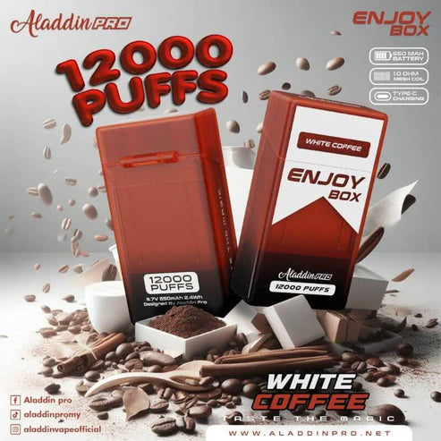 SG-VAPE-DELIVERY-ALADDIN-PRO-ENJOY-BOX-12000-WHITE-COFFEE