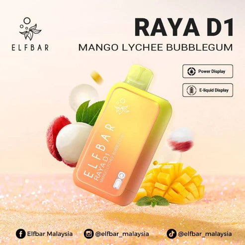 SG-VAPE-DELIVERY-ELFBAR-RAYA-D1-13K-MANGO-LYCHEE-BUBBLEGUM